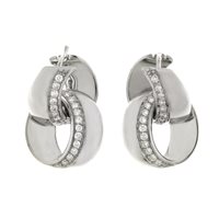Pendientes Chimento Mujer Link Infinity in Oro blanco Diamante 0.43 Ct 1O07991B1500S - 1O07991B1500S